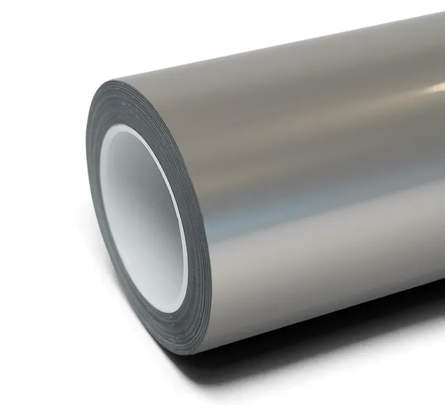 Inozetek Super Gloss Metallic Silver vinyl wrap film texture · Specced