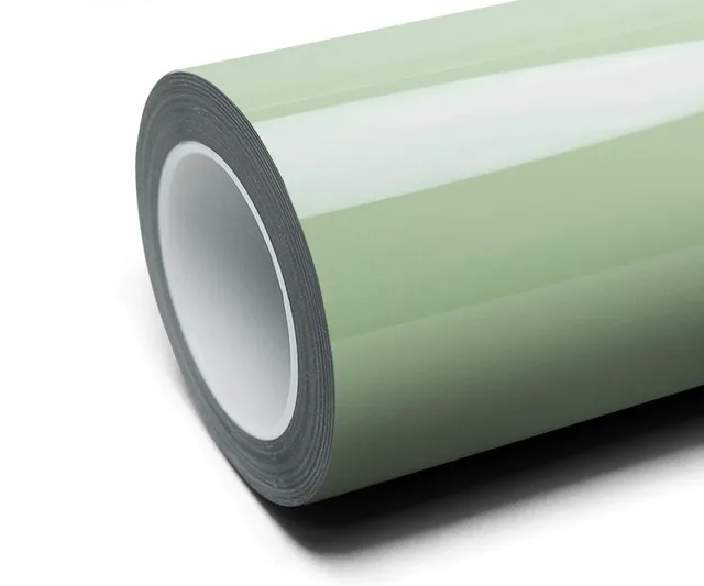 Inozetek Super Gloss Peony Green vinyl wrap film texture · Specced