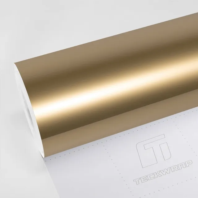 TeckWrap Amber Gold vinyl wrap film texture · Specced