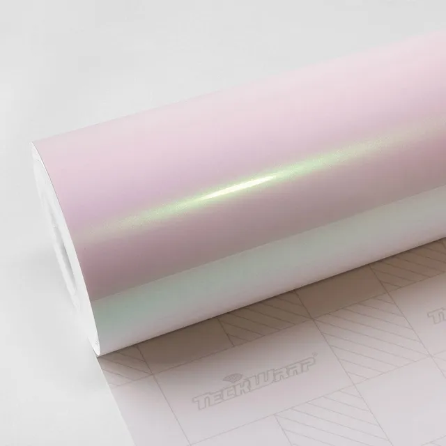 TeckWrap Aurora White vinyl wrap film texture · Specced