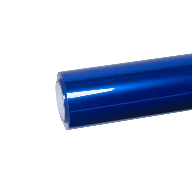 Ravoony Tesla Gloss Deep Blue vinyl wrap film texture · Specced