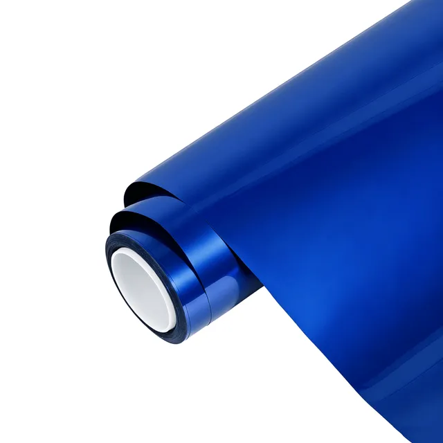 Ravoony Ultra Matte Blueberry Dark Blue vinyl wrap film texture · Specced