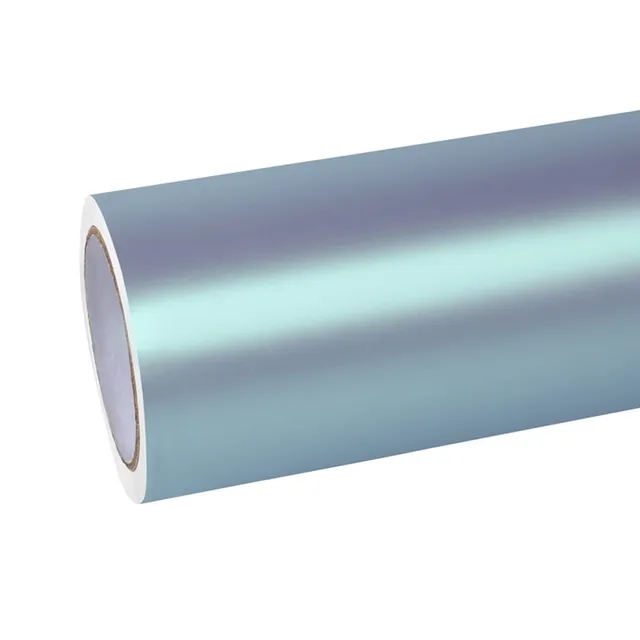 Ravoony Ultra-matte Green Blue vinyl wrap film texture · Specced