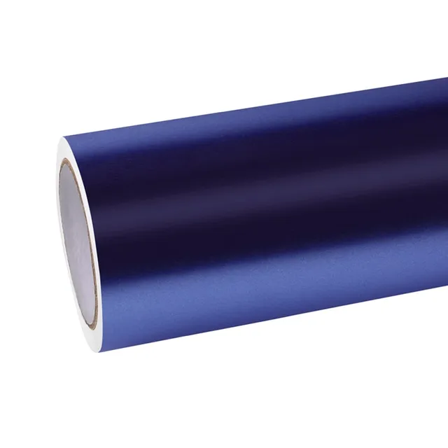 Ravoony Ultra-matte Metal Blue vinyl wrap film texture · Specced